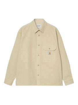 Camicia Carhartt Reno Jac beige per uomo