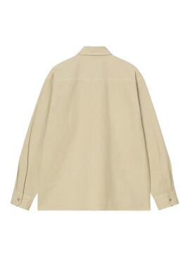 Camicia Carhartt Reno Jac beige per uomo