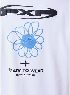 Maglietta Project x Paris Street Bloom bianca per uomo