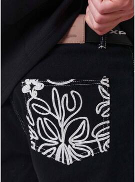 Progetto Bermuda x Bandana nera di Parigi per uomo