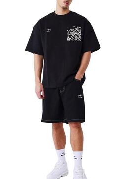 Progetto Bermuda x Bandana nera di Parigi per uomo