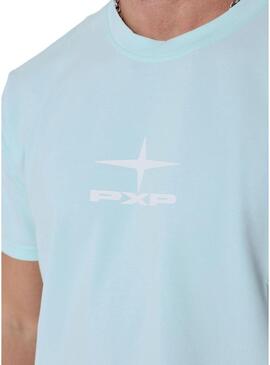 Maglietta Project x Paris Essentials aderente turchese da uomo