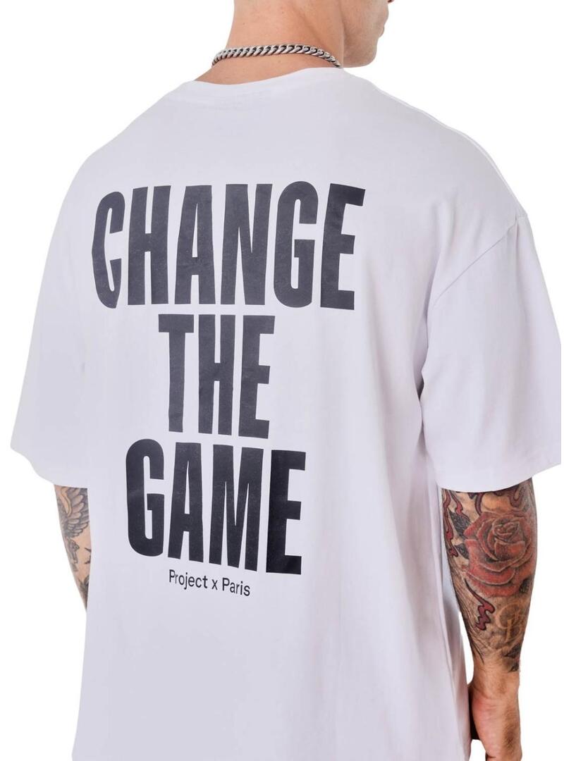 Maglietta Project x Paris boxy Essentials bianca per uomo