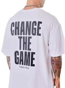 Maglietta Project x Paris boxy Essentials bianca per uomo