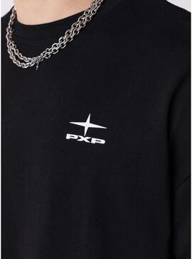 Maglietta Project x Paris boxy Essentials nera per uomo