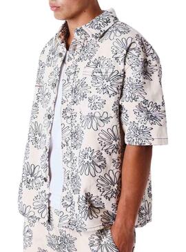 Camicia Project x Paris Street bloom stampata floreale per uomo
