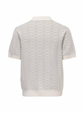 Polo Only and Sons Tristan beige per uomo