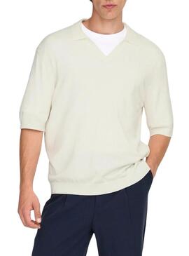 Polo Only and Sons Wyler Relaxed beige per uomo