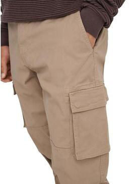 Pantaloni Only and Sons Cam cargo beige per uomo