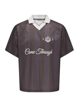 Polo Only and Sons Zidan viola per uomo.