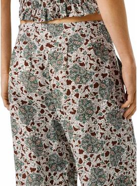 Pantaloni Pepe Jeans Ary verdi per donna