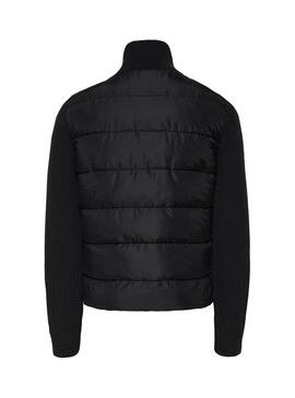 Giacca Only and Sons Mane nera combinata per uomo