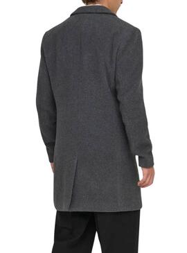 Cappotto Only and Sons Jaylon grigio per uomo