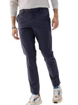 Pantaloni tecnici ultraleggeri blu navy per uomo