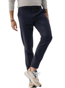 Pantaloni tecnici ultraleggeri blu navy per uomo