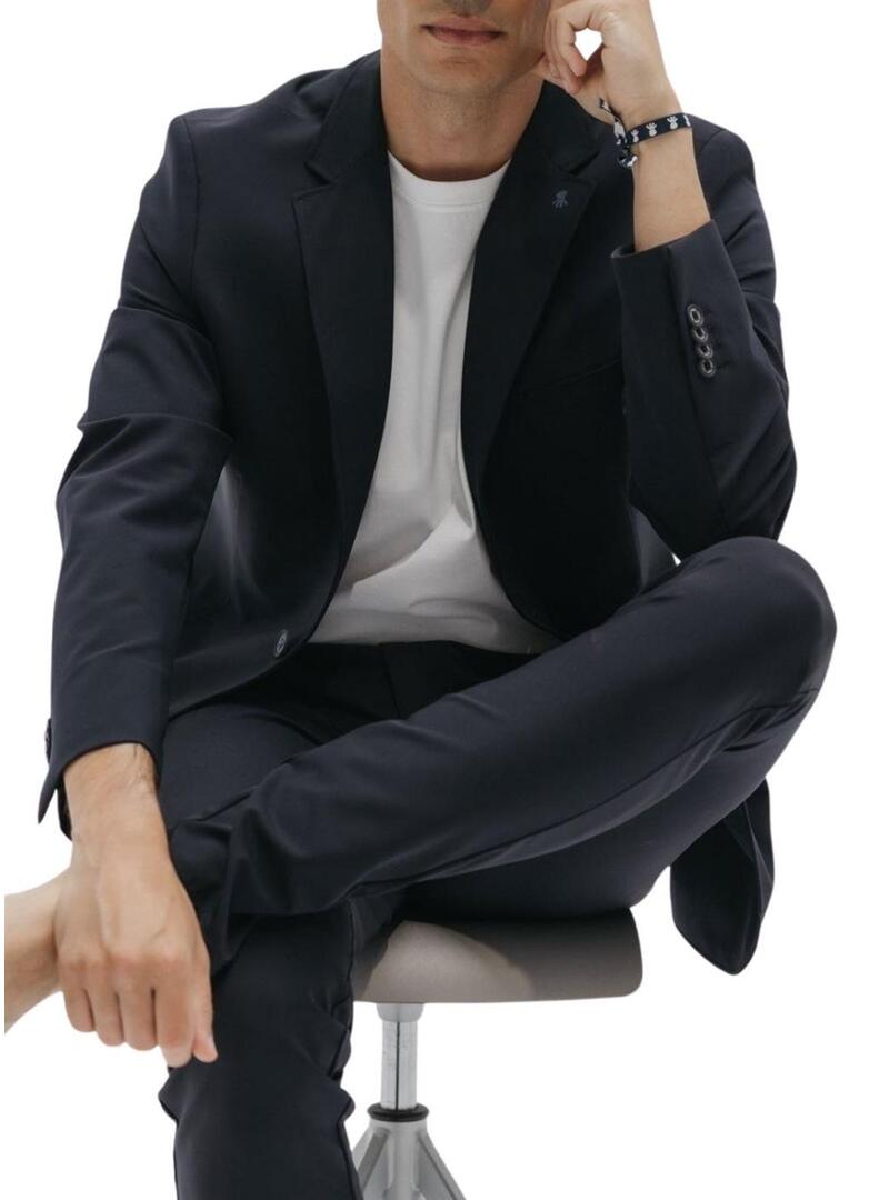 Blazer El Pulpo tecnica ultraleggera blu scuro per uomo.