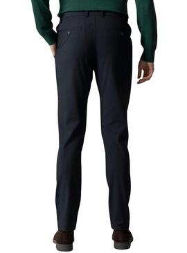 Pantaloni da abito El Pulpo comfort blu navy per uomo.