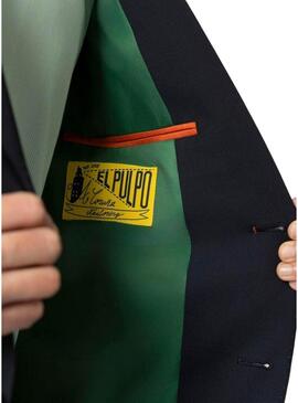 Giacca El Pulpo, completo comfort blu navy da uomo