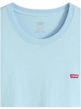 Maglietta Levi's originale celeste per uomo