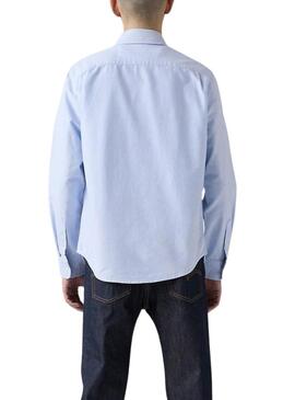 Camicia Levis Sunset Pocket blu per uomo