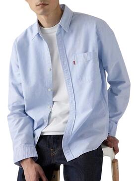 Camicia Levis Sunset Pocket blu per uomo