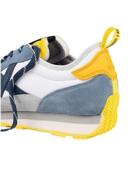 Scarpe da ginnastica Munich UM 91 bianche e blu per uomo