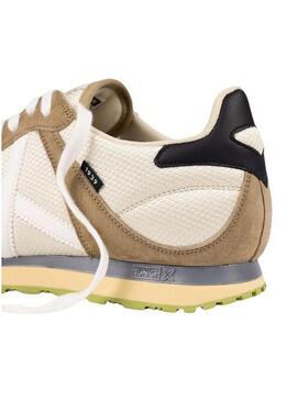 Scarpe Munich Massana Classic bianche e cammello per uomo