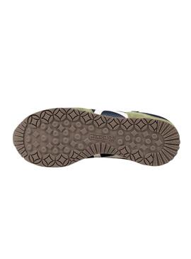 Scarpe Munich Massana Classic verdi e blu navy per uomo.