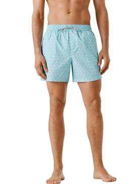 Costume da bagno Pepe Jeans stampato blu per uomo