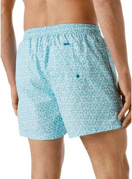 Costume da bagno Pepe Jeans stampato blu per uomo