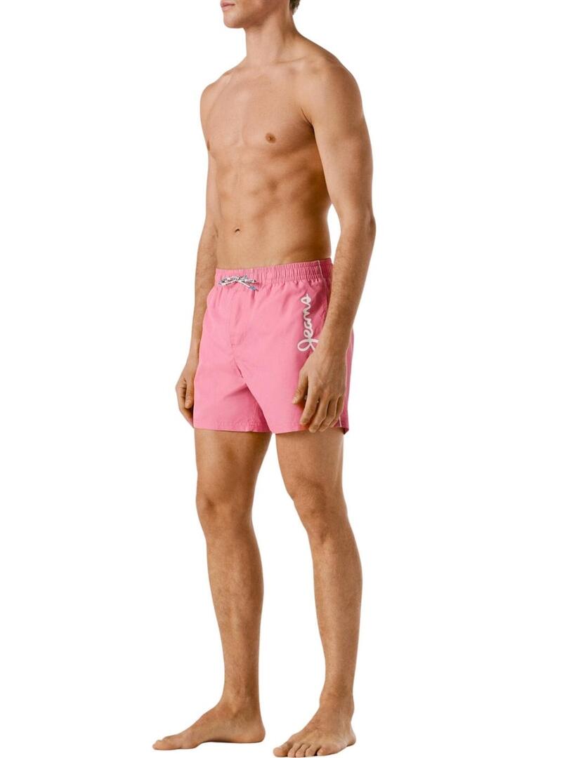 Costume da bagno Pepe Jeans Logo rosa per uomo
