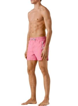 Costume da bagno Pepe Jeans Logo rosa per uomo