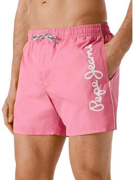 Costume da bagno Pepe Jeans Logo rosa per uomo