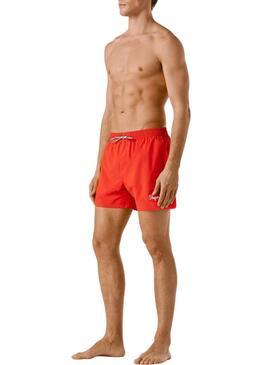 Costume da bagno Pepe Jeans Solid rosso per uomo