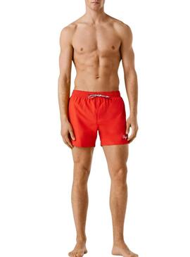 Costume da bagno Pepe Jeans Solid rosso per uomo