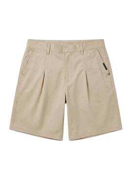 Pantaloncini cinesi corti Project x Paris Hustle beige per uomo