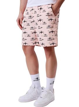 Costume da bagno Project x Paris Starfield rosa stampato per uomo