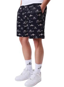 Costume da bagno Project x Paris Starfield nero stampato per uomo