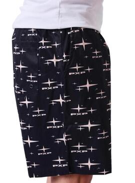 Costume da bagno Project x Paris Starfield nero stampato per uomo