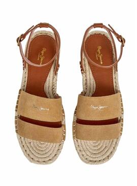 Sandali Pepe Jeans Auri beige per donna