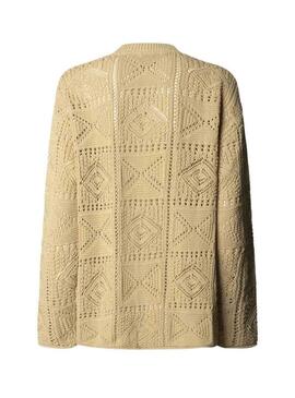 Maglione Pepe Jeans Kas beige per donna