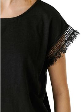 Maglietta Pepe Jeans Nain nera per donna