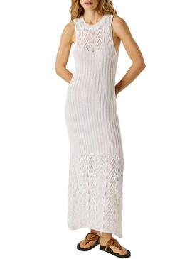 Abito Pepe Jeans Kenia bianco per donna