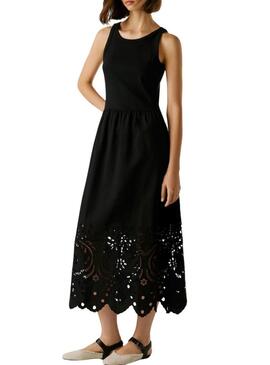 Abito Pepe Jeans Naomi nero da donna.