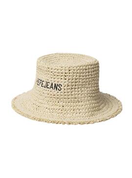 Cappello in rafia Pepe Jeans Gabi per donna