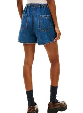 Shorts Tommy Jeans Chambray per donna.