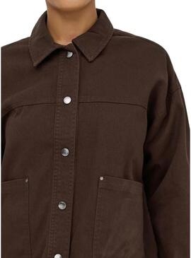 Giacca Only Sierra marrone per donna.