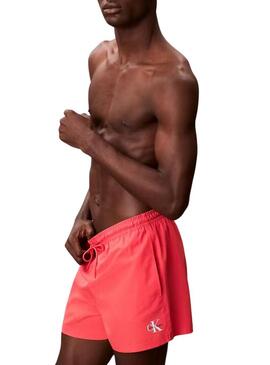 Costume da bagno Calvin Klein Jeans corallo per uomo