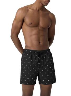 Costume da bagno Calvin Klein Jeans Covered nero per uomo