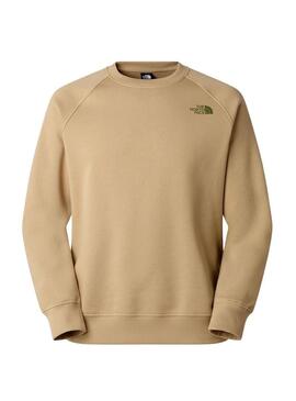 Felpa The North Face Box beige per uomo